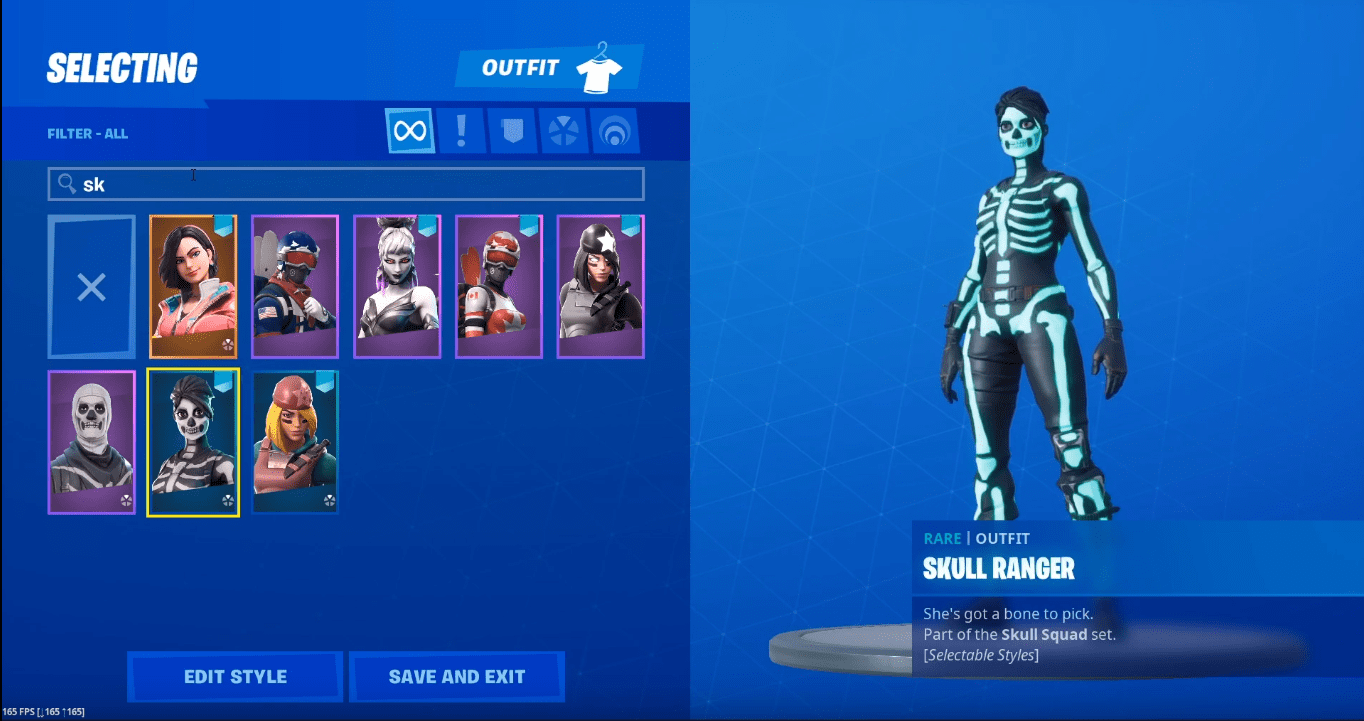 New Fortnite Locker Skins Cosmetics Search Feature In V11 11 Fortnite Insider