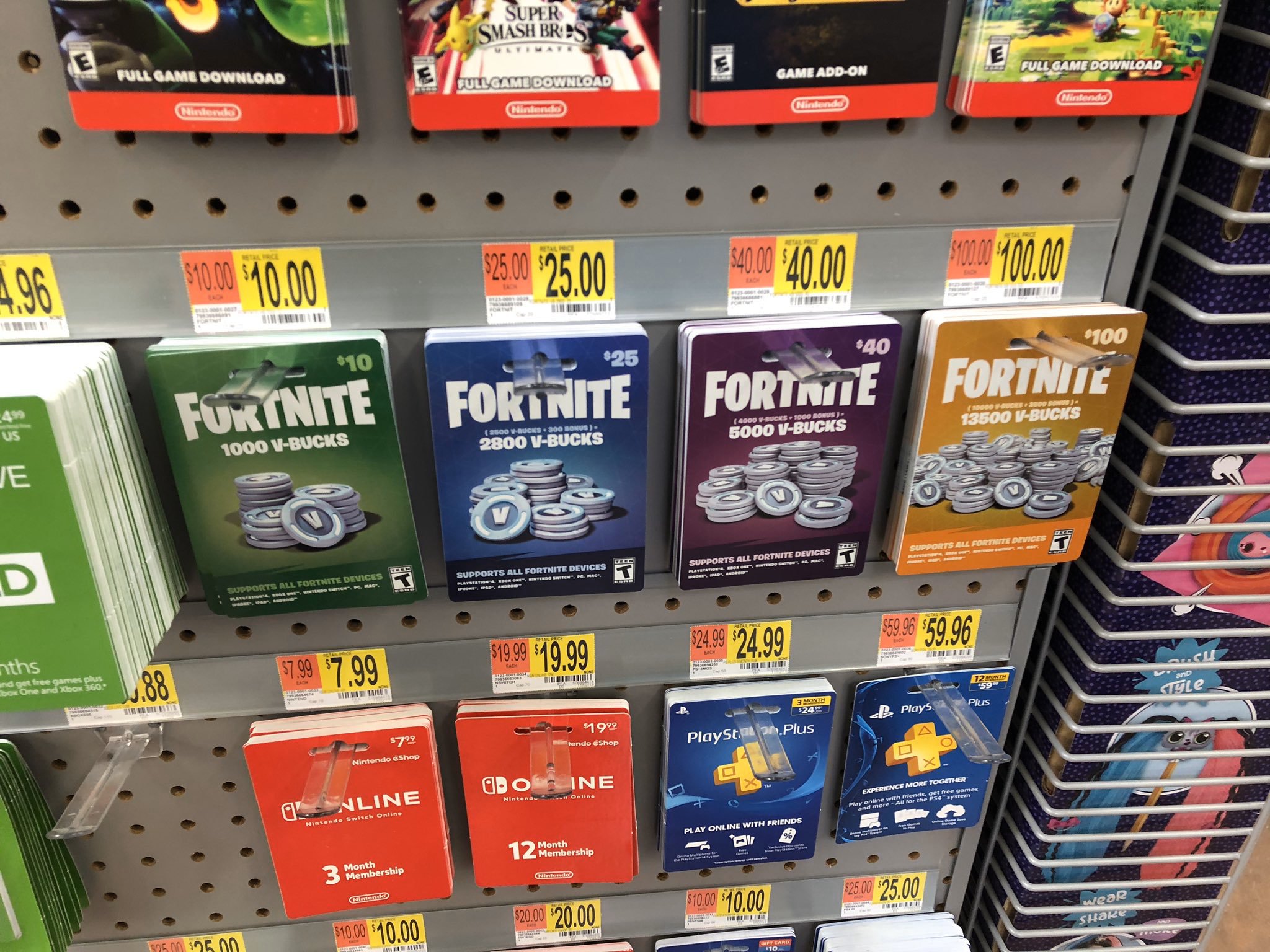 Fortnite V Bucks Gift Cards Where To Redeem And Buy Them Including Walmart Target And Gamestop Fortnite Insider