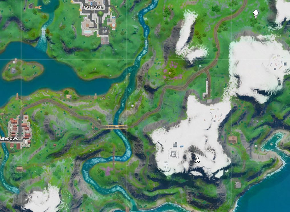 Summit Highest Mountain Fortnite Map Location