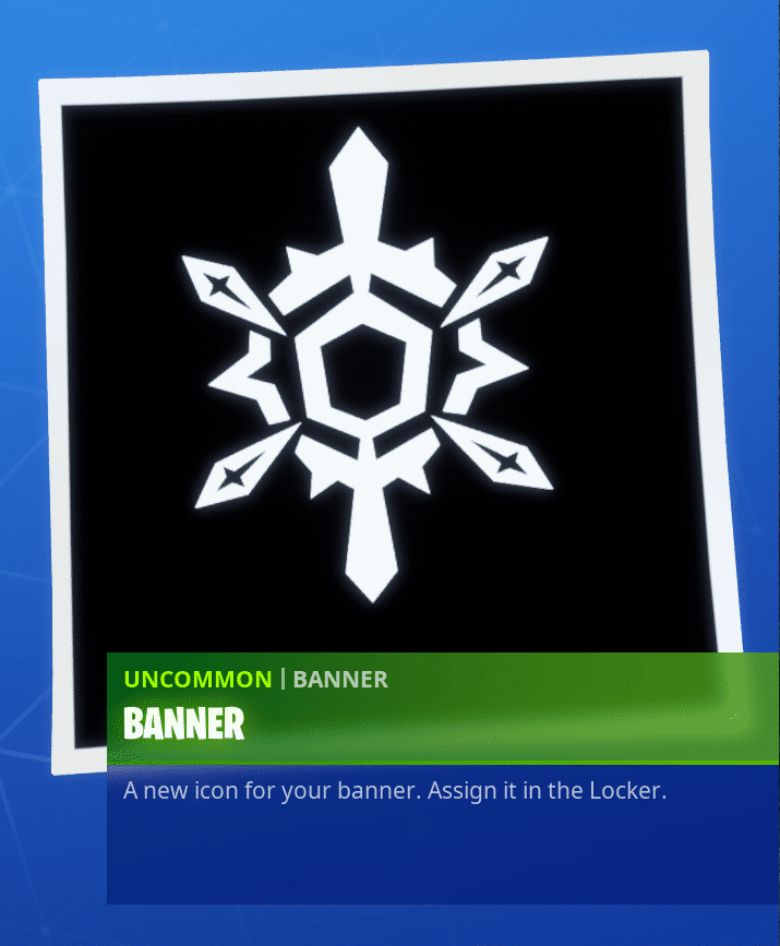 Fortnite Winterfest Day 14 Reward - Banner