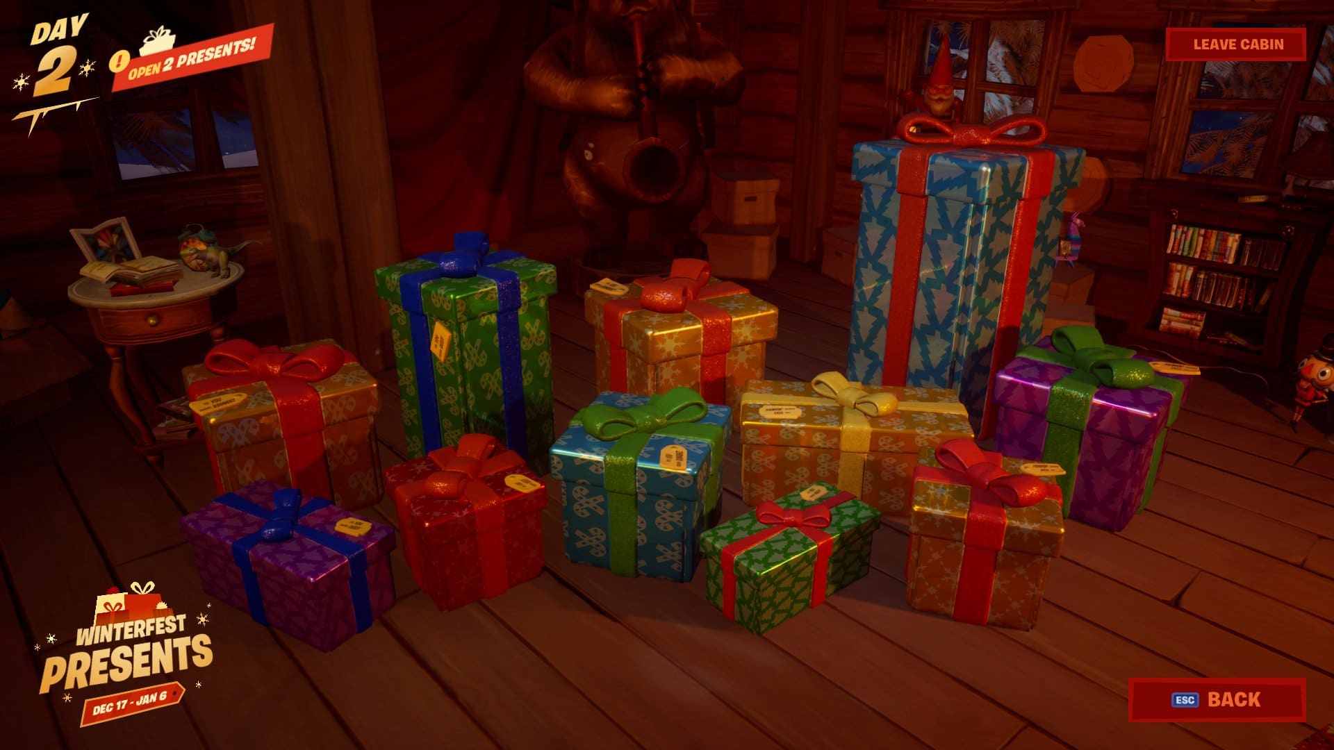 Fortnite Winterfest Daily Free Presents And Animated Lobby Leaked Fortnite Insider