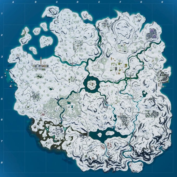 Fortnite Map Season 12