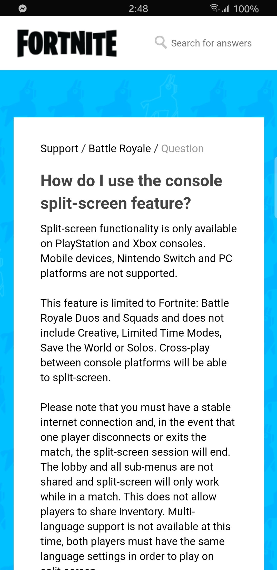 How to Play Split-Screen Fortnite on Xbox and PlayStation