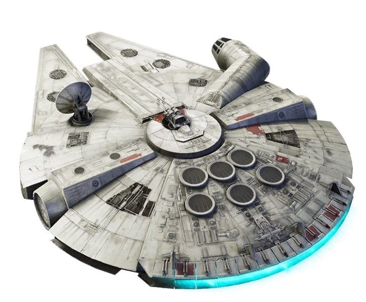 Millennium Falcon Fortnite Glider