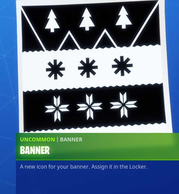 Fortnite Winterfest Day 2 Reward - Banner