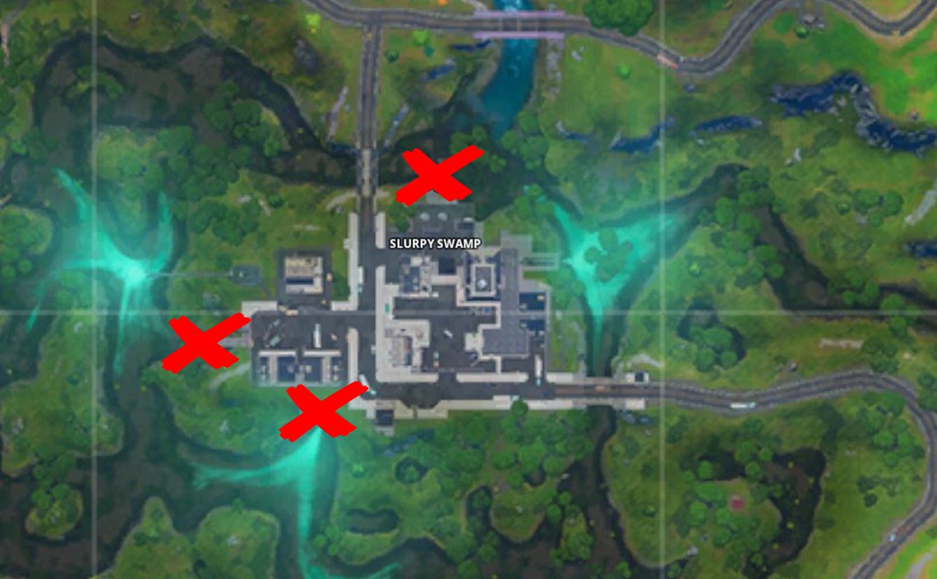 All No Fish Signs Fortnite Locations Map