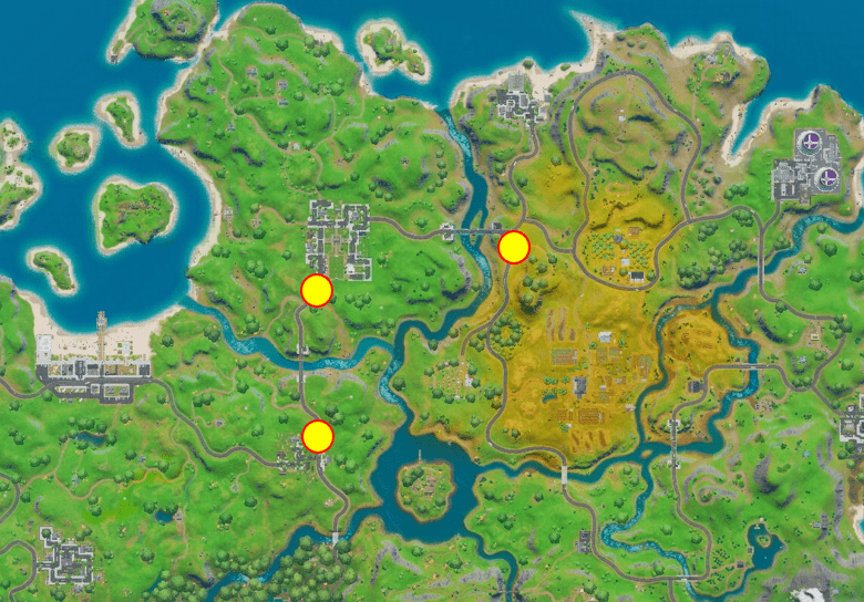Fortnite Bus Stop Map Locations