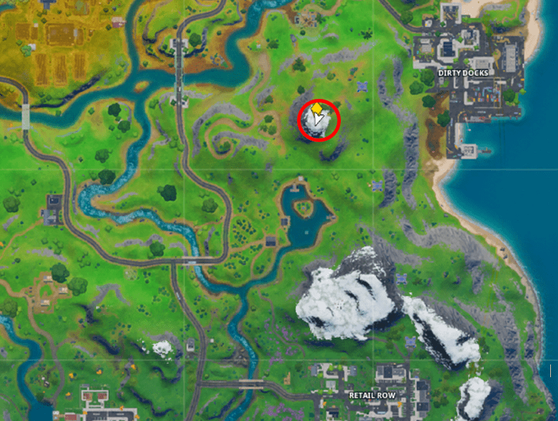 Fortnite Lonely Recliner Map Location