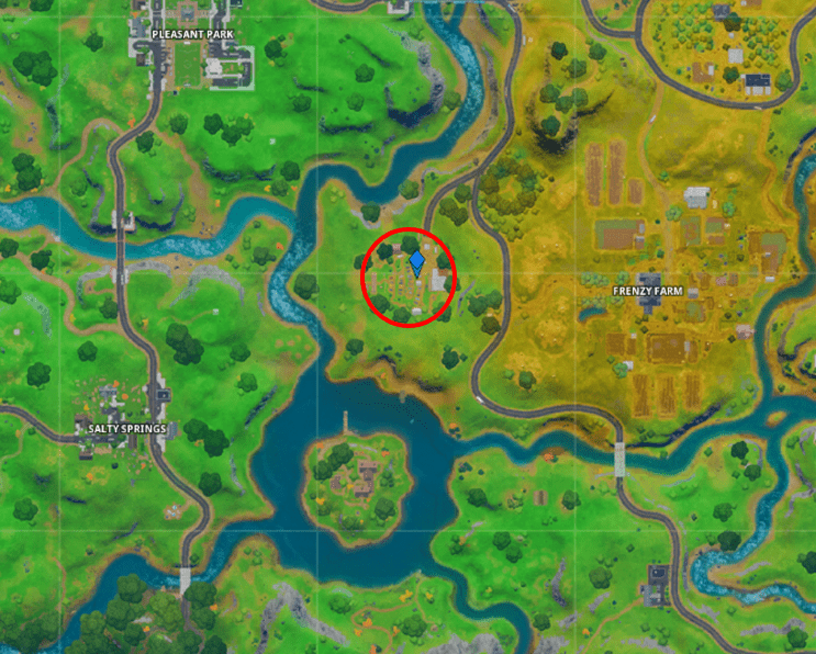 Fortnite Outdoor Movie Theater Map Location