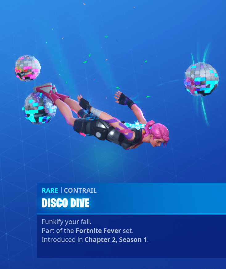 Fortnite Winterfest Event Day 16 Reward - Disco Dive Contrail