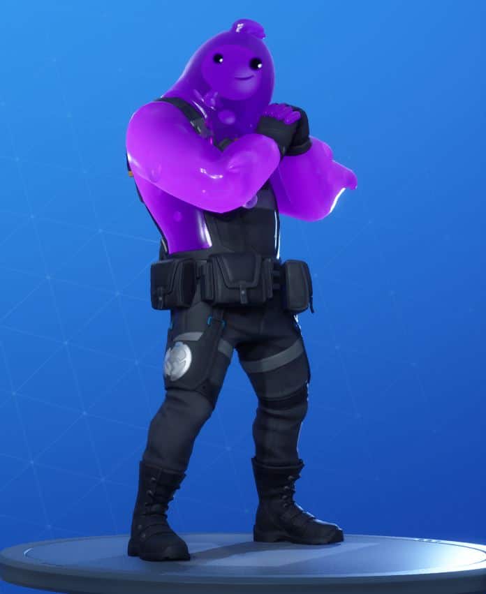 Purple Rippley Fortnite Skin Style