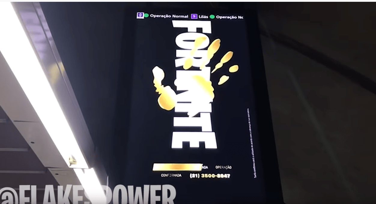 Fortnite Chapter 2 Season 2 Golden Handprint First Fortnite Chapter 2 Season 2 Posters Spotted Secret Message Teaser Fortnite Insider