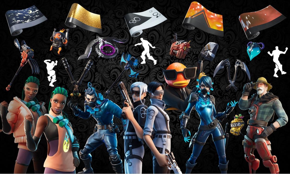 Names and Rarities of All Leaked Fortnite Cosmetics Found in v12.10 Files – Skins, Back Blings, Pickaxes, Emotes-Dances, Gliders & Wraps