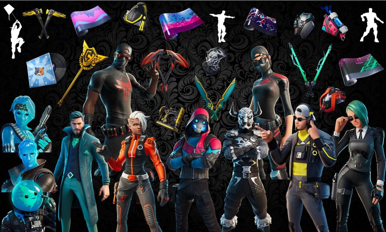 Names and Rarities of All Leaked Fortnite Cosmetics Found in v12.20 Files – Skins, Back Blings, Pickaxes, Emotes & Wraps
