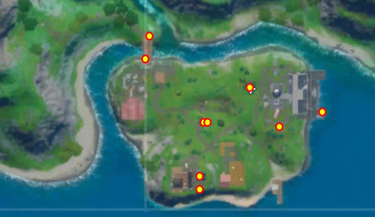 Camp Cod Destroy Gnomes Map Locations