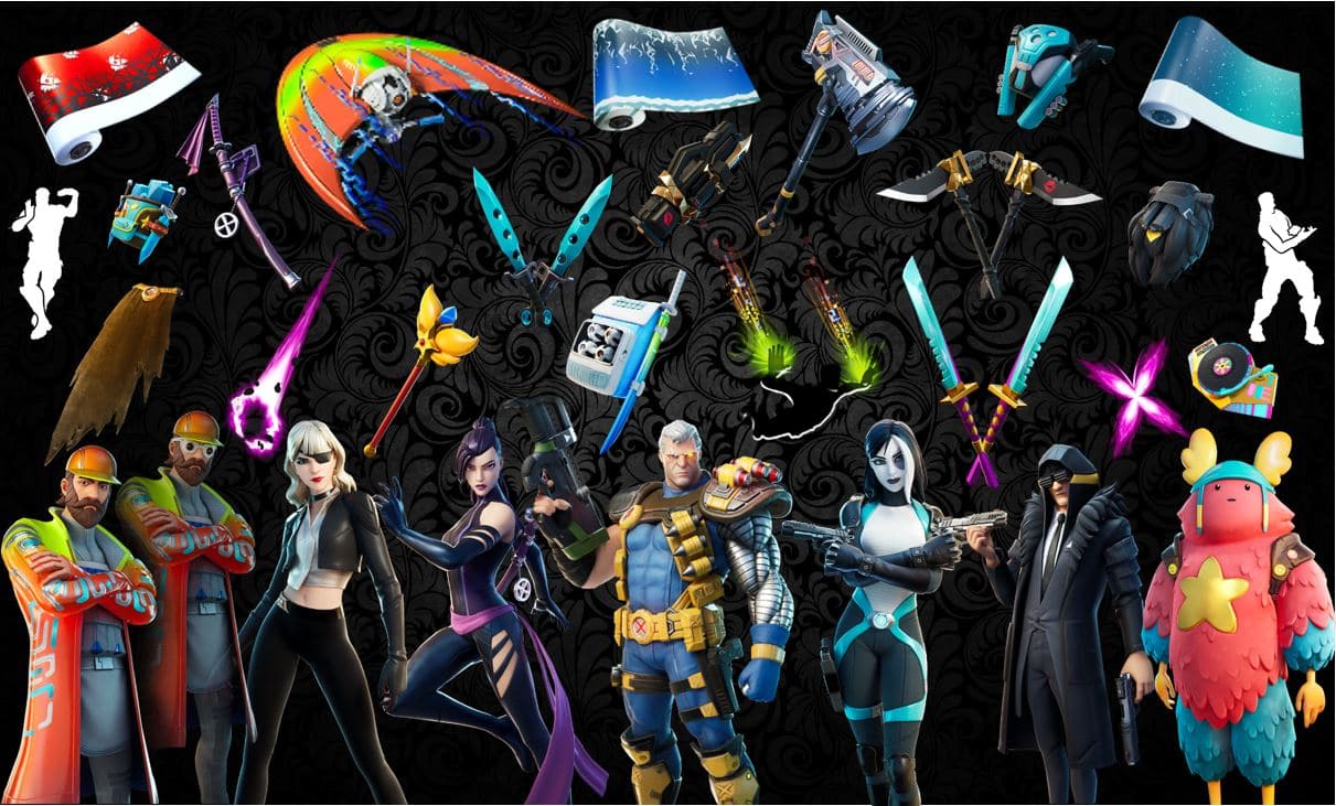 Names and Rarities of All Leaked Fortnite Cosmetics Found in v12.40 Files – Skins, Back Blings, Gliders, Pickaxes, Emotes & Wraps