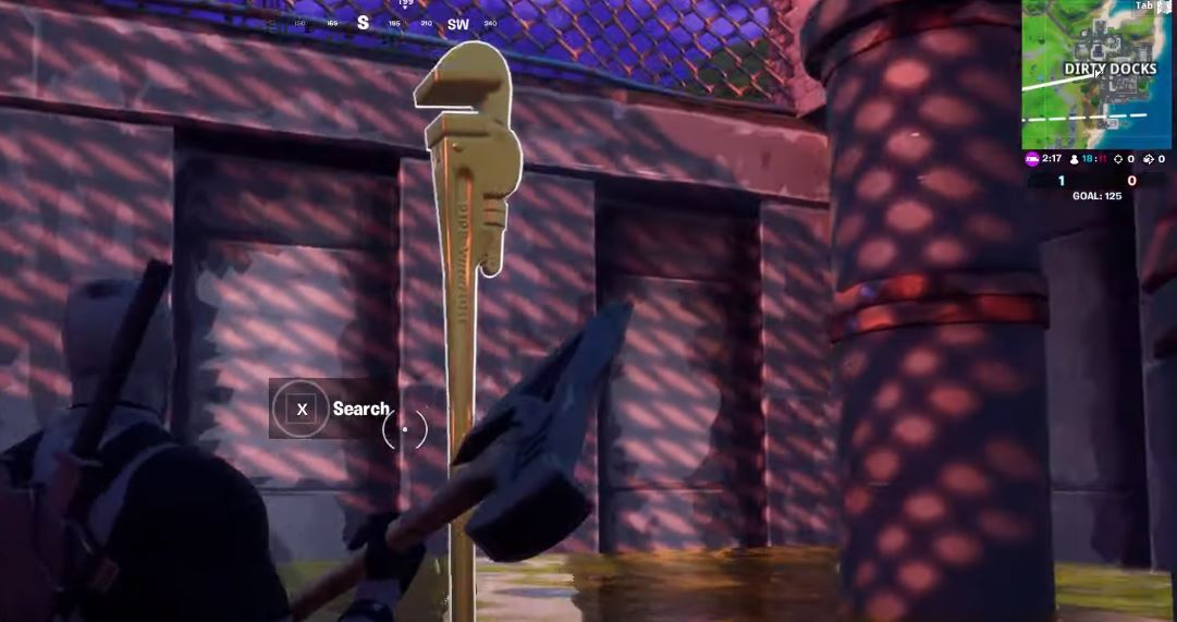 Fortnite Golden Pipe Wrenches Locations Search Different Golden - fortnite midas in roblox