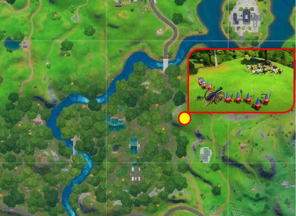 Fortnite Secret Mission - Gnomes and Bears Location