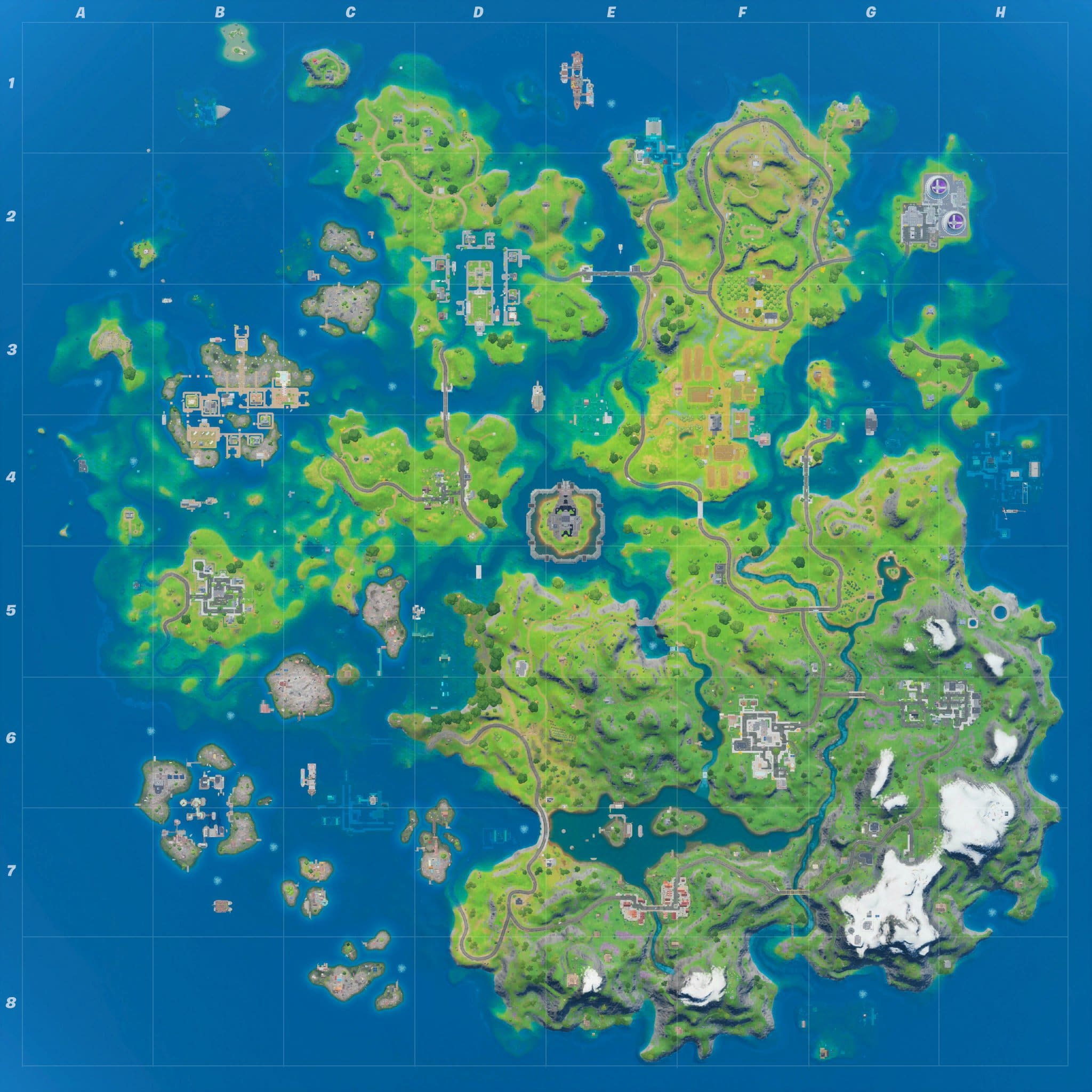 fortnite map