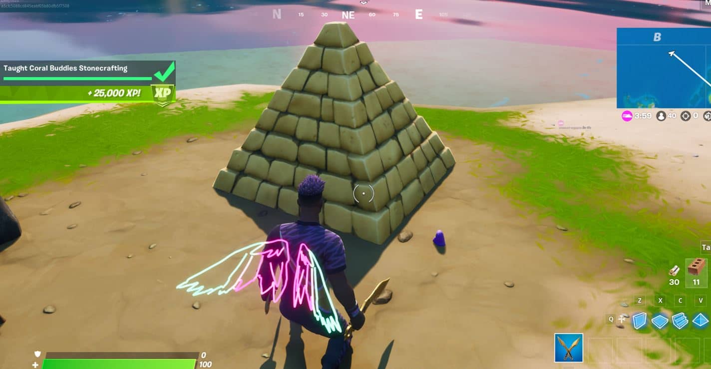 Fortnite Secret Mission Completed- Give Stone to Coral Buddies