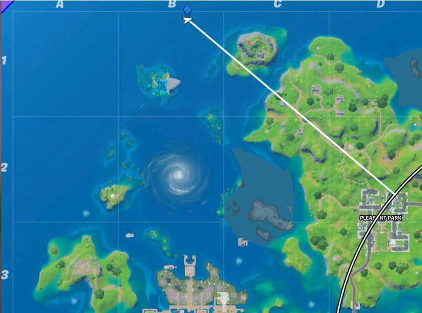 Fortnite Secret Mission Island Map Location