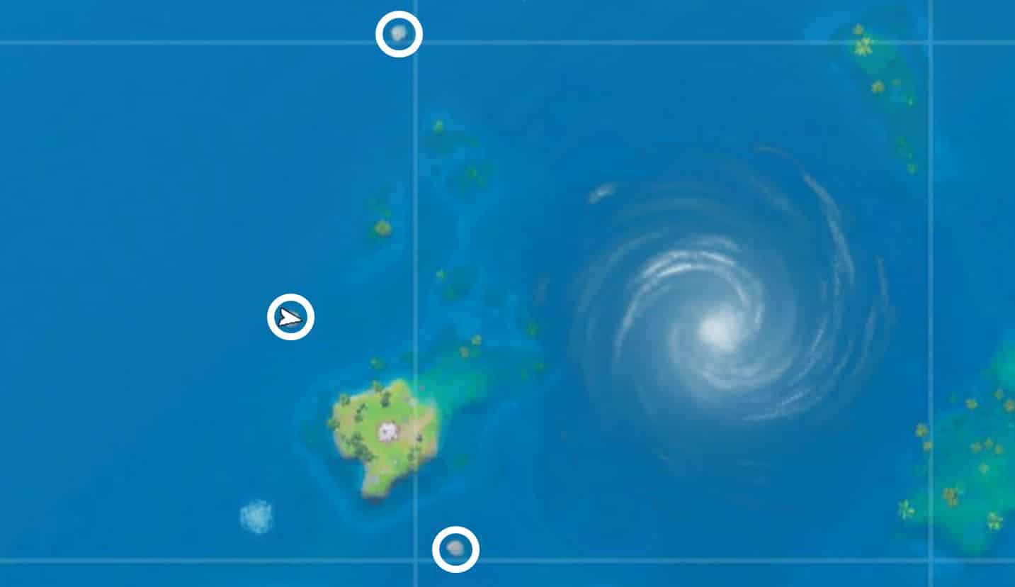 fortnite trident locations