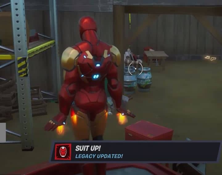 Fortnite Tony Stark Workshop Location Emote As Tony Stark In The Tony Stark Workshop Iron Man Style Fortnite Insider