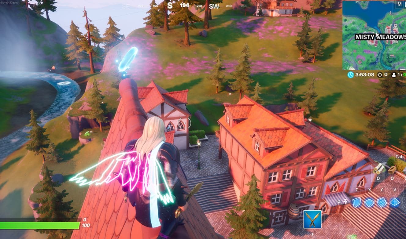 Fortnite Misty Meadows Floating Ring Location 1
