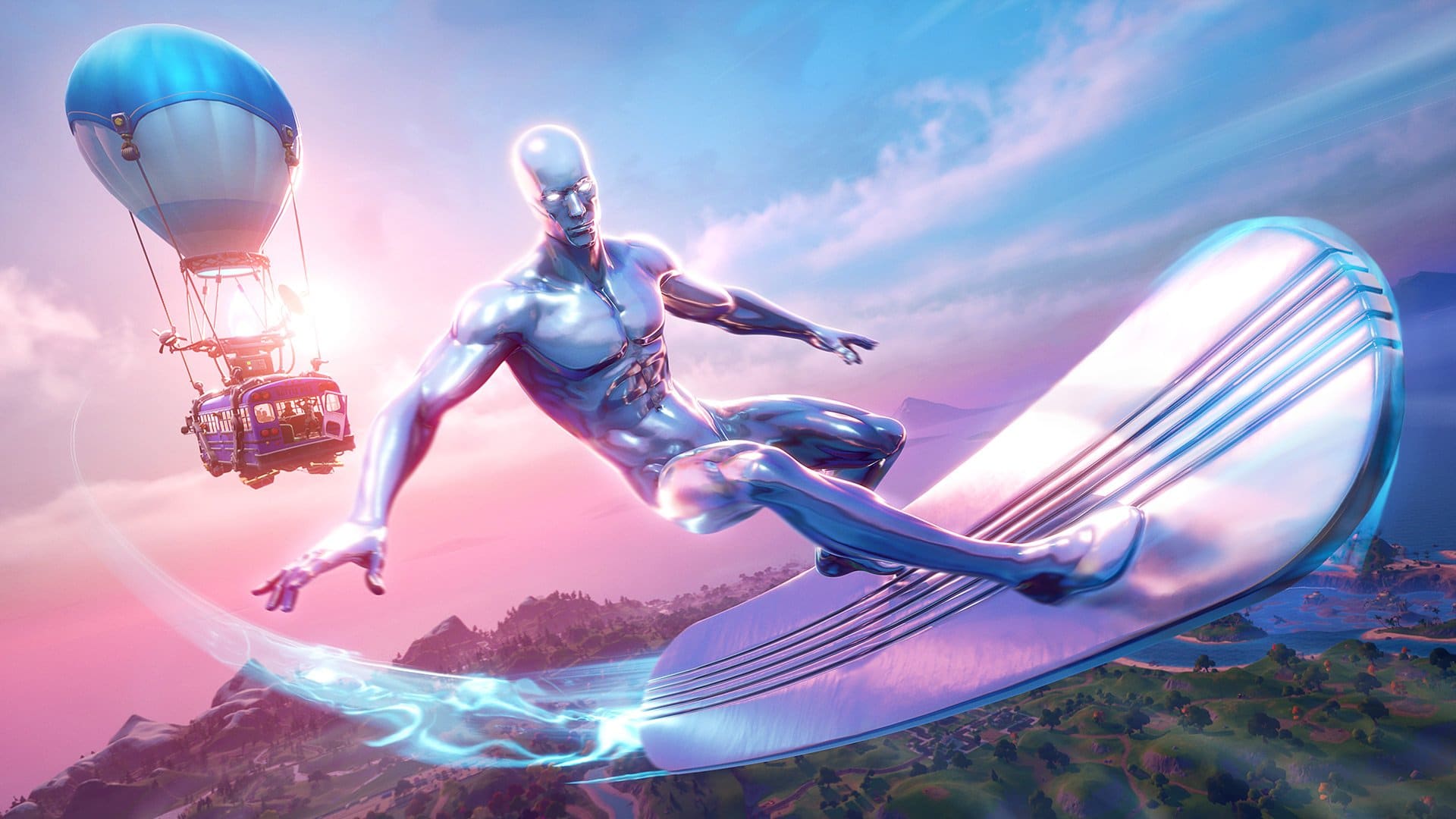 Le Skin Fortnite Silver Surfer Arrive Dans La Boutique D'Objets