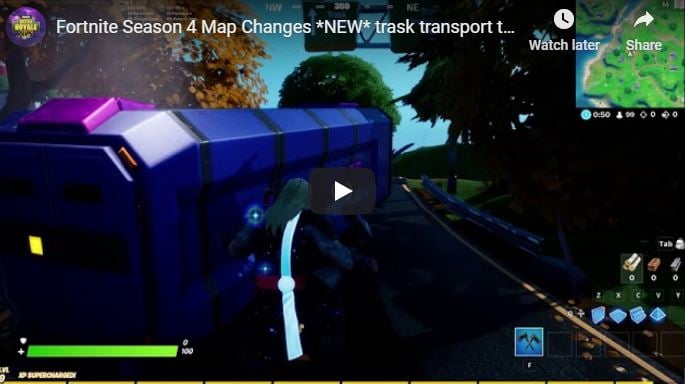 Trask Transport Truck New Fortnite Season 4 Map Location