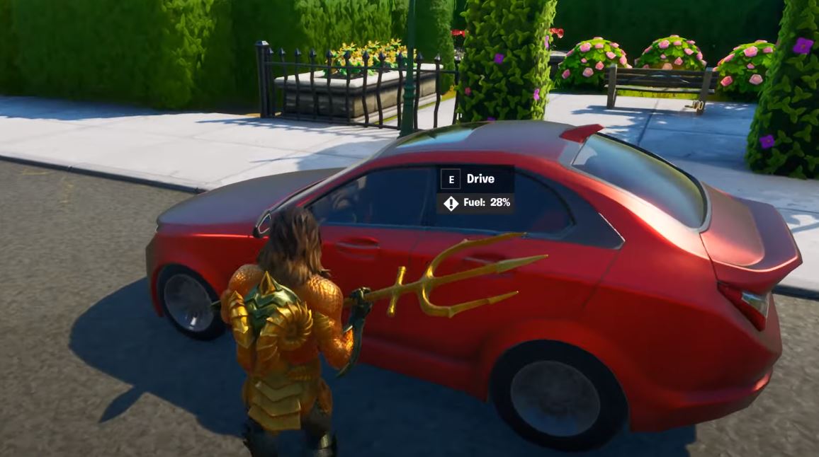 how to drive cars in Fortnite