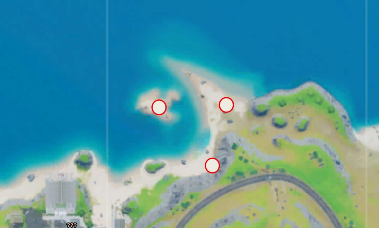 where are spaceship missing parts Fortnite Locations