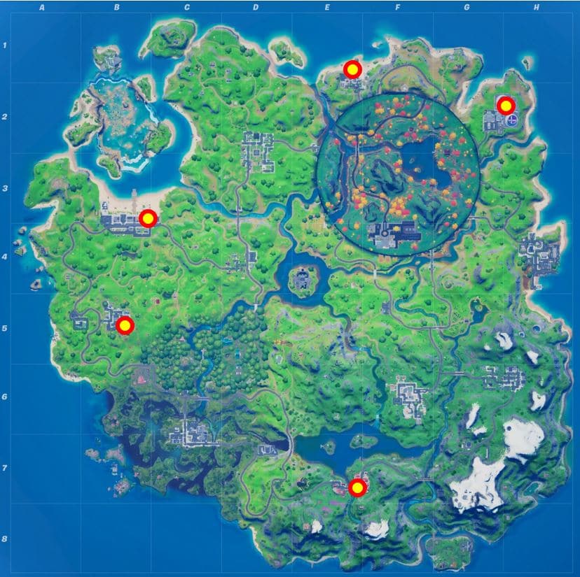 Emplacement De La Carte Fortnite Gnome Trap