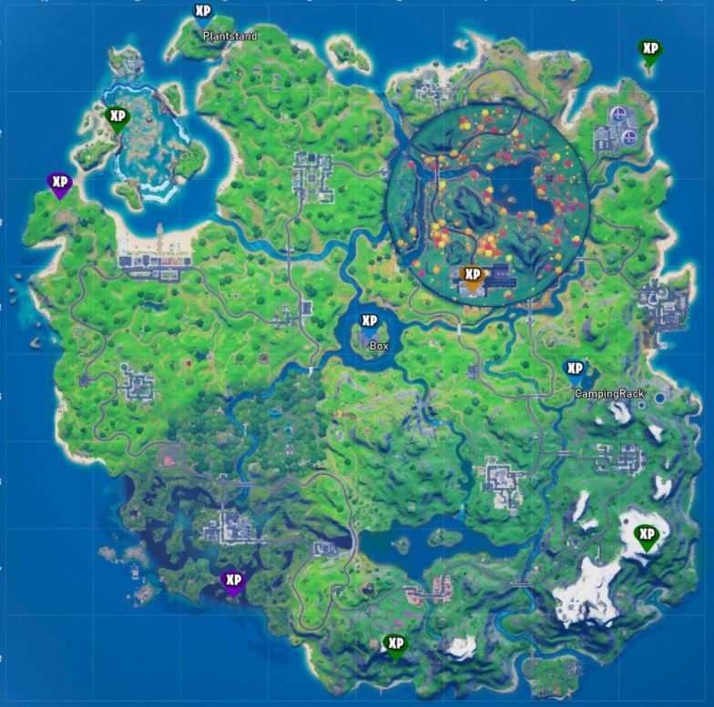 Fortnite Chapter 2 Season 4: Week 4 XP Coin locations ...