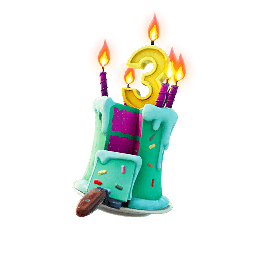 Fortnite Birthday 2020 Reward - Cake Back Bling