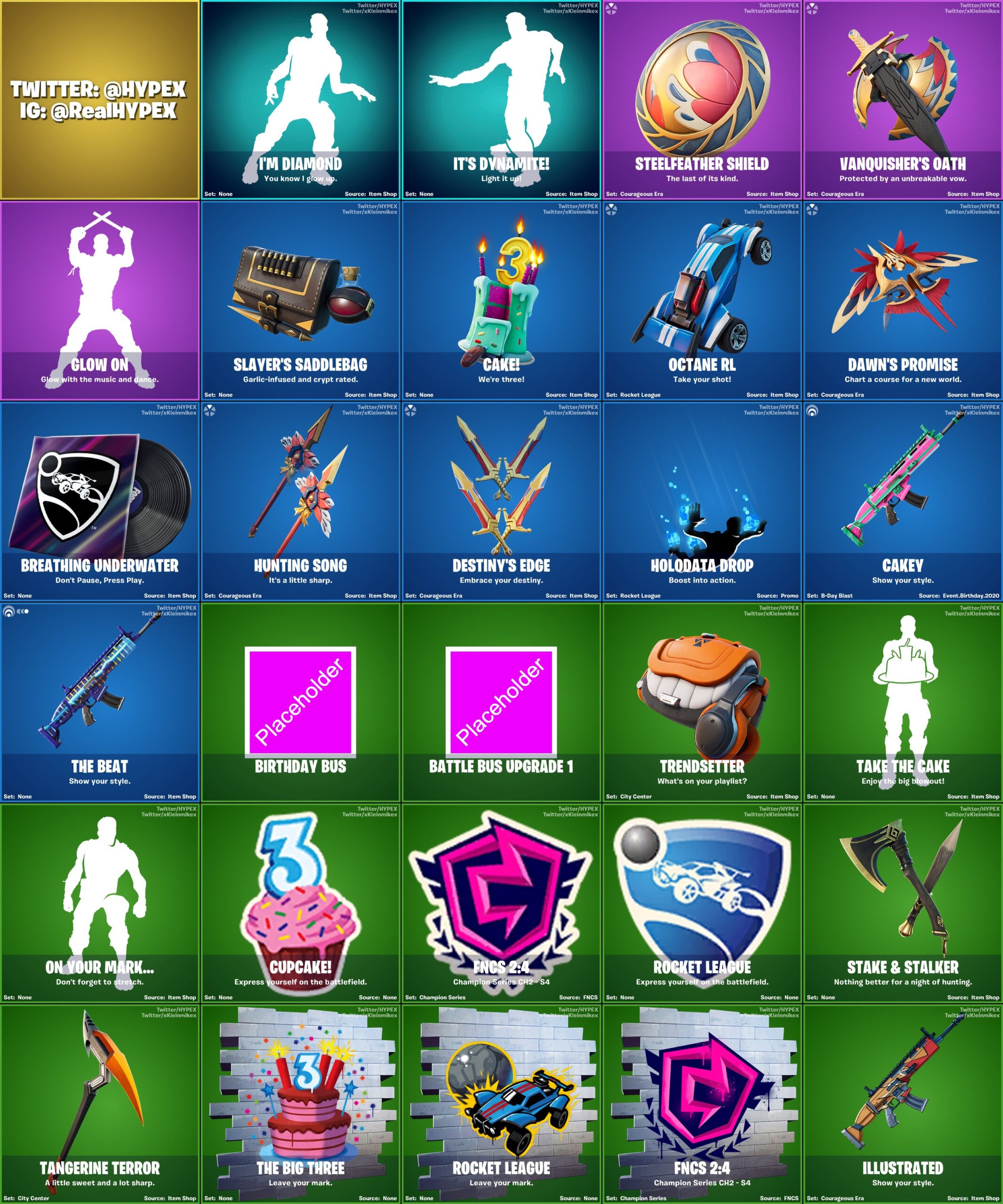 All Fortnite Leaked Skins And Cosmetics Found In V1420 Fortnite Insider