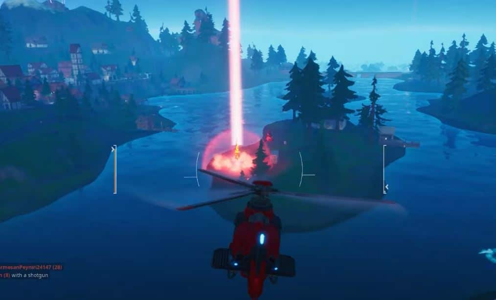 gorger spawn red beam light Fortnite