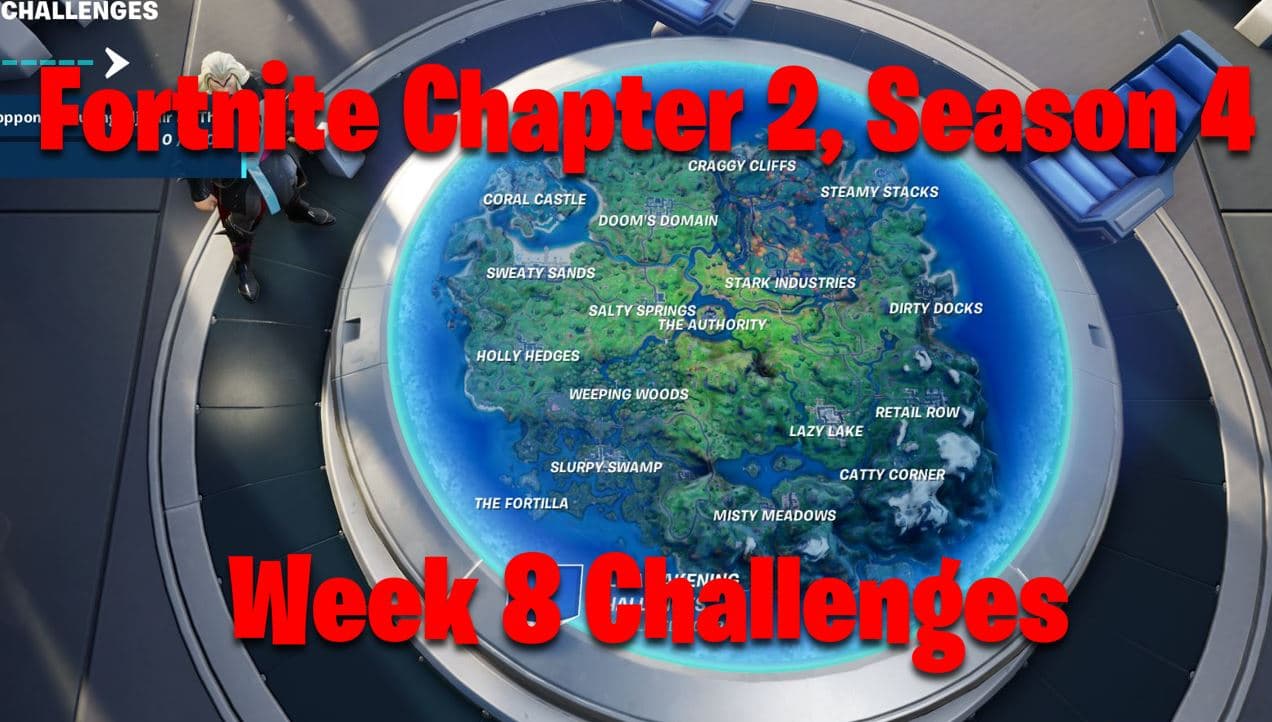 Fortnite Chapter 2, Season 4 Week 8 Challenges