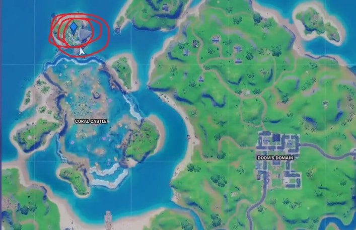 Sharky Shell Fortnite Location