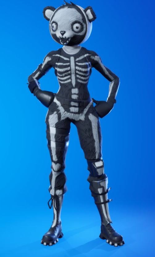 Team Panda Fortnite Skull Skin Style