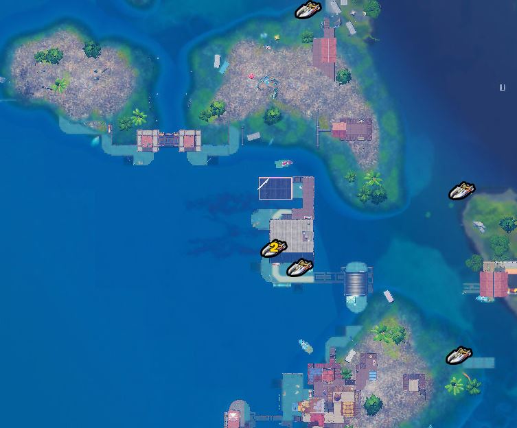 The Fortilla Boat Spawn Locations