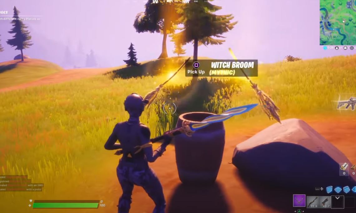Witch Broom Fortnite Location