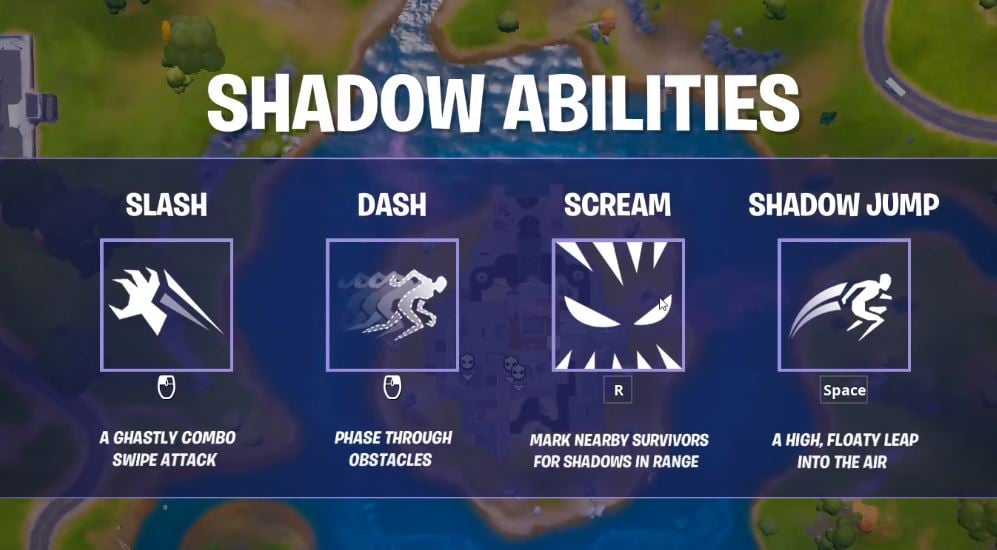 shadow abilities in Fortnite