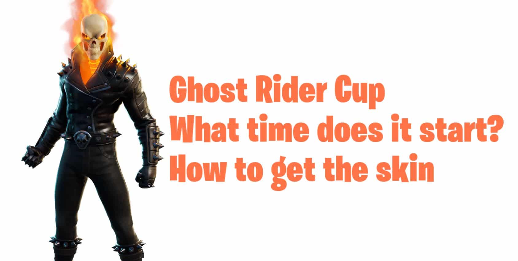 THE GHOST RIDER CUP STARTS NOVEMBER 4