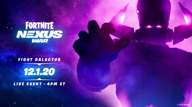 Événement Nexus War Fortnite