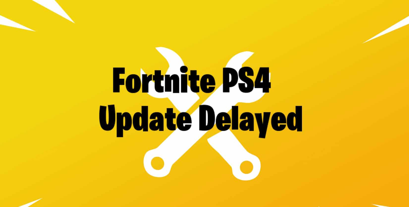 PS4 Fortnite Update Delayed