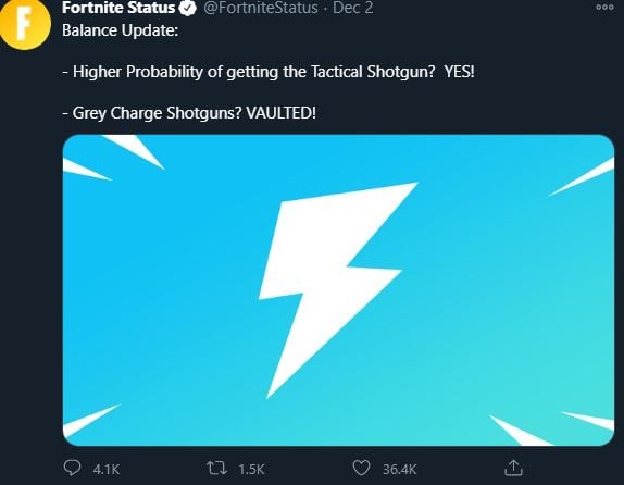 Charge Shotgun Vaulted