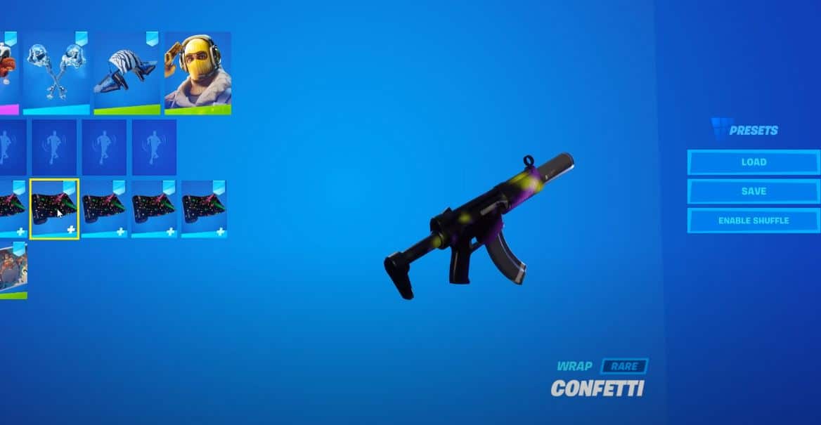 Confetti Fortnite Wrap