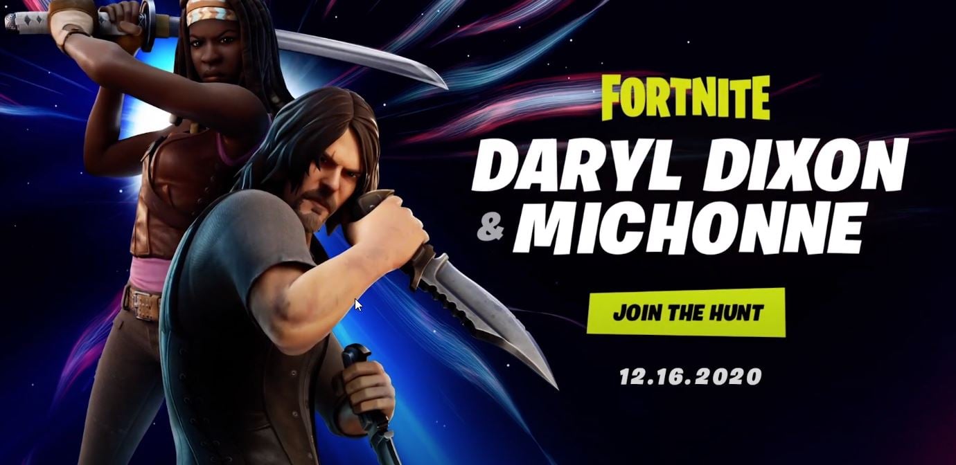 Daryl Dixon and Michonne Fortnite Skins