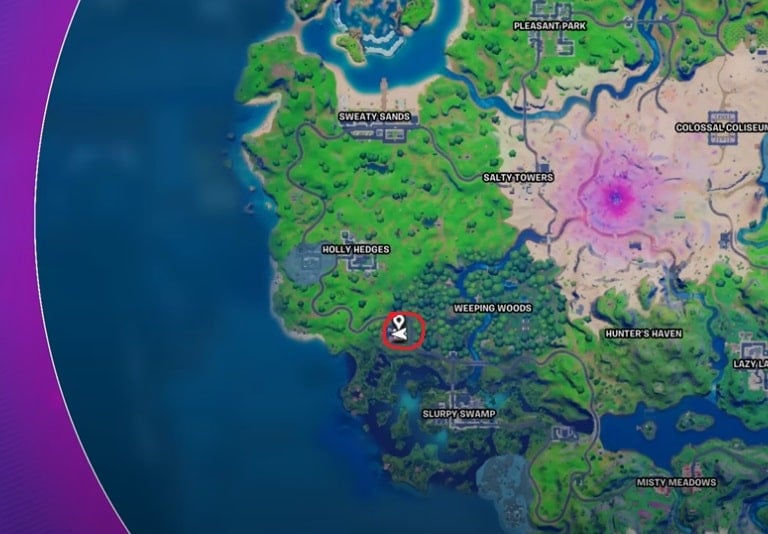 Durr Burger Fortnite Location: Land at Durr Burger ...